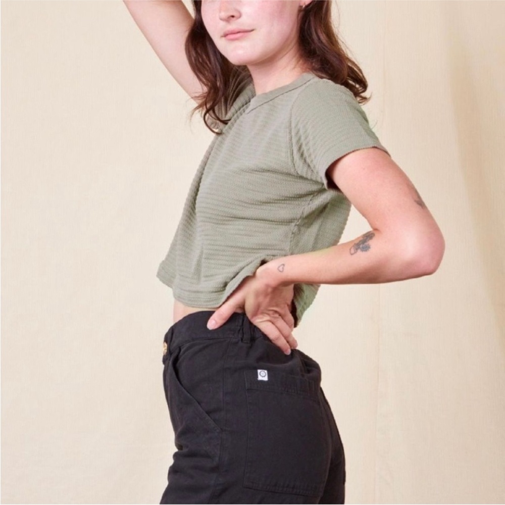 Big Bud Press Honeycomb Tee - Sage Green